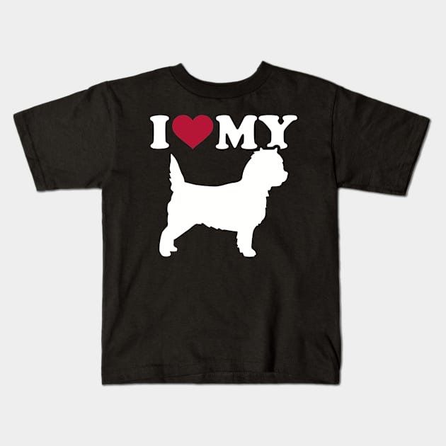 I love my Cairn Terrier Kids T-Shirt by Designzz